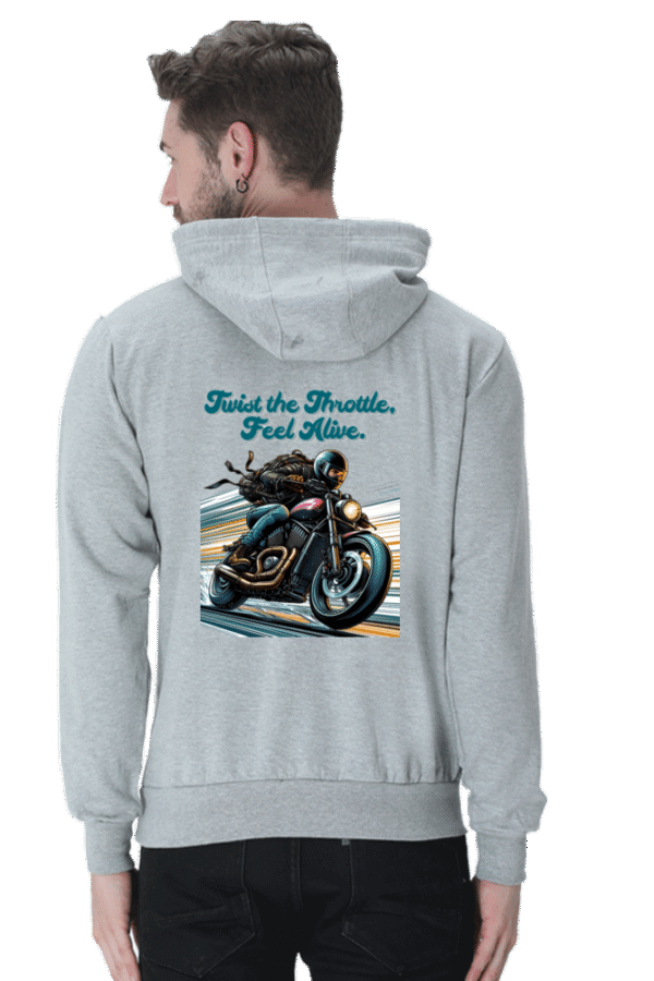 Premium Hoodie - Twist the Throttle, Feel Alive