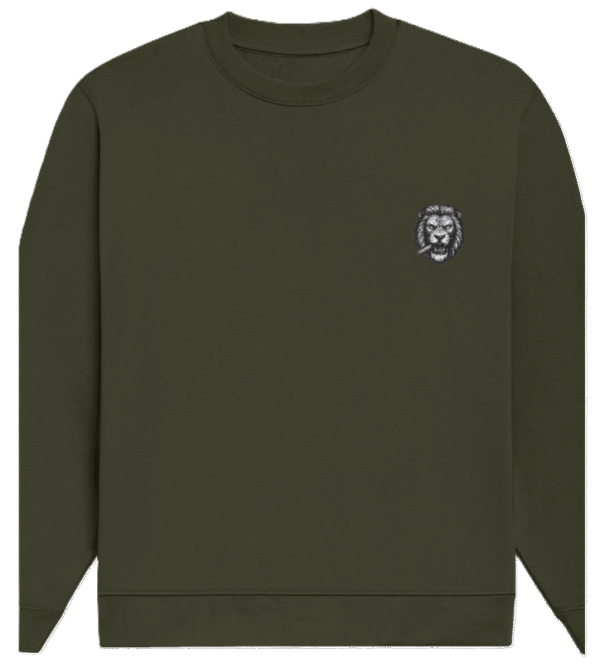 Premium Sweatshirt - Lion With Cigar