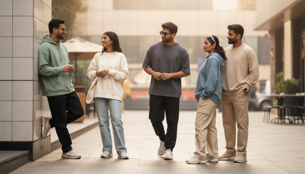 10 Easy Casual Outfit Ideas in 2025-26: Sweatshirts, Hoodies & Oversized Tees That Never Miss